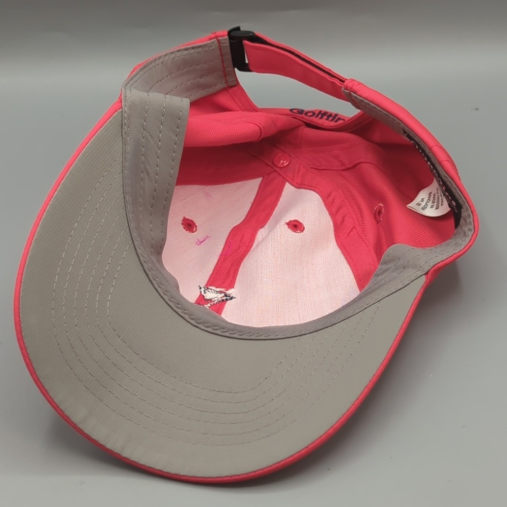 Golftini Hat Golf Cap Imperial Low Profile OSFM Red UPF 50+ Strapback - Picture 8 of 10